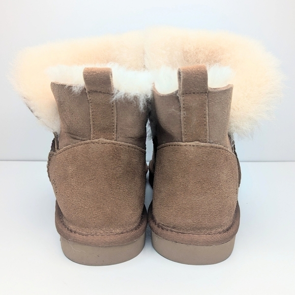 Fireside by Dearfoams Perth genuine shearling slippers pull on women's size 8 - Picture 3 of 6